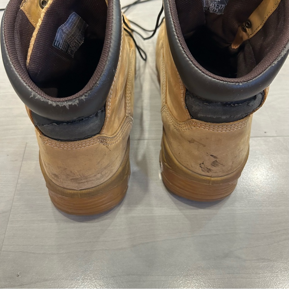 Herman Survivors Work Boots Mens 11W Leather Steel Toe Waterproof MNHS46DP001 - Picture 8 of 15